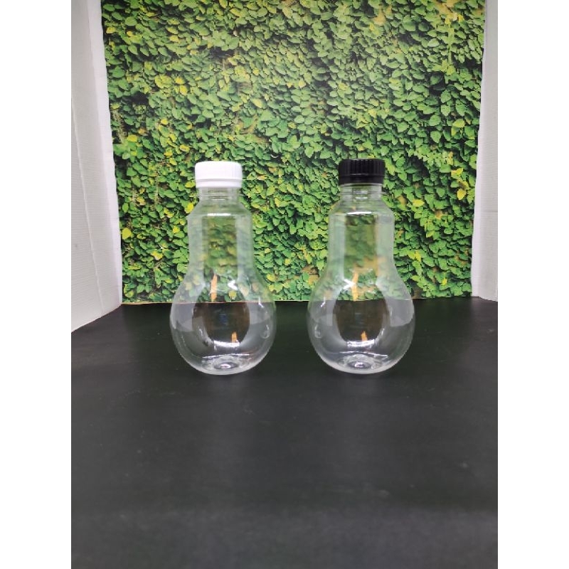 Botol Jus bentuk Lampu Bohlam 320ml || Botol cupang harga grosir (Pembelian ECER)