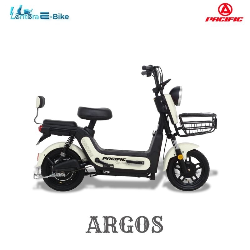 SEPEDA LISTRIK PACIFIC ARGOS PUTIH