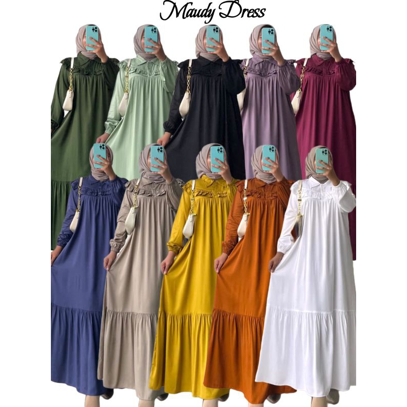 MAUDY DRESS RAYON TWILL // DRESS POLOS RAYON TWILL