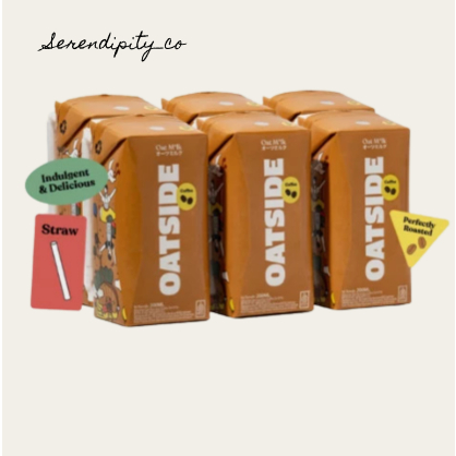 

OATSIDE MINI STRAW BUNDLE (ISI 6 PCS) - Oat Milk 200 ML