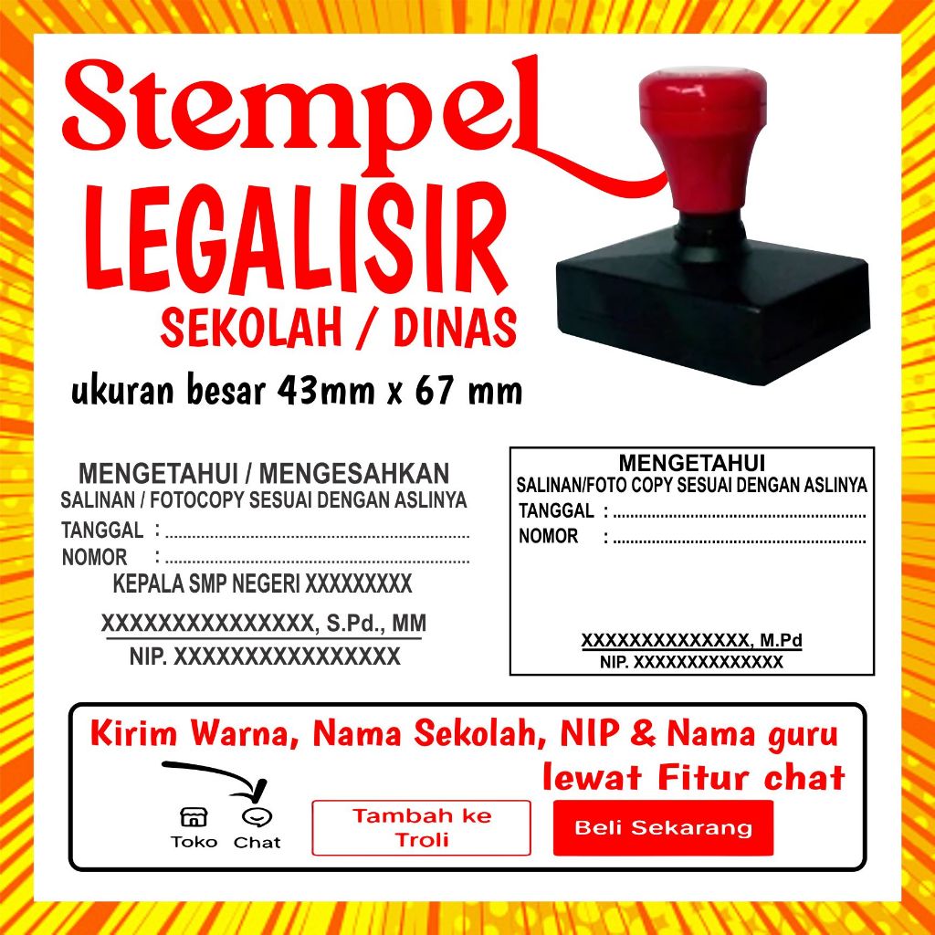 

stempel flash legalisir