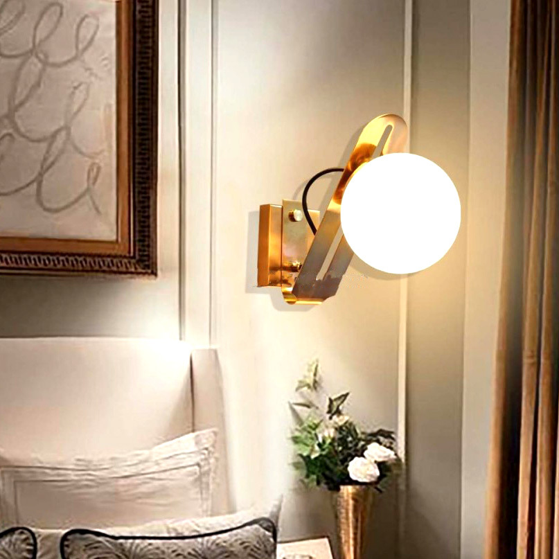 Lampu hias dinding meja kaca cermin rias SLIDING atas bawah POST MODERN MINIMALIS GOLD elegan lighti