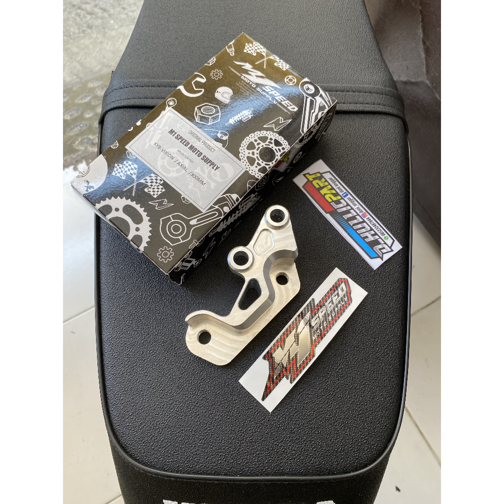 Breket kaliper axial 4P pnp shock vixion old kyb disk 300mm m1speed breket vixion kaliper axial