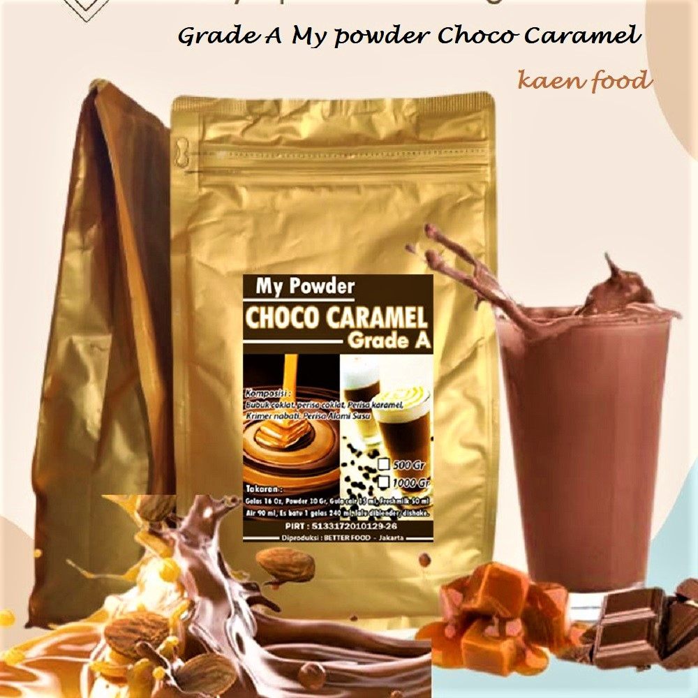 

My Powder Grade A Rasa Choco Cramel 1 KG | Bubuk Minuman Choco Caramel Grade A