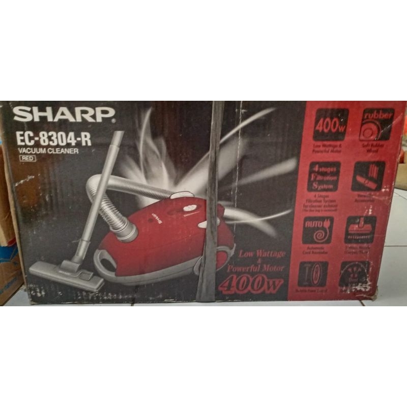 (Bisa nego) Vacum Cleaner Sharp EC-8304-R Second 400w