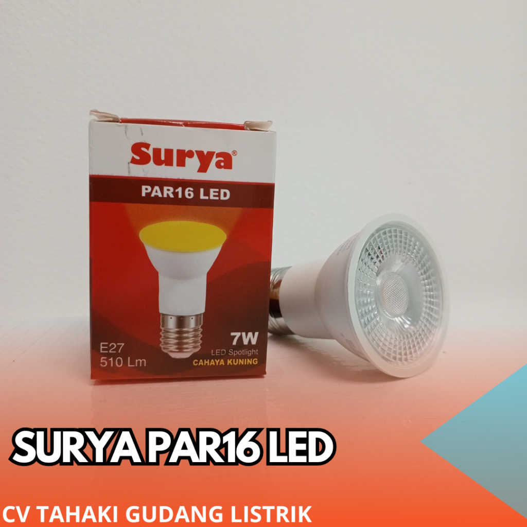 LAMPU LED PAR16 E27 7W SURYA