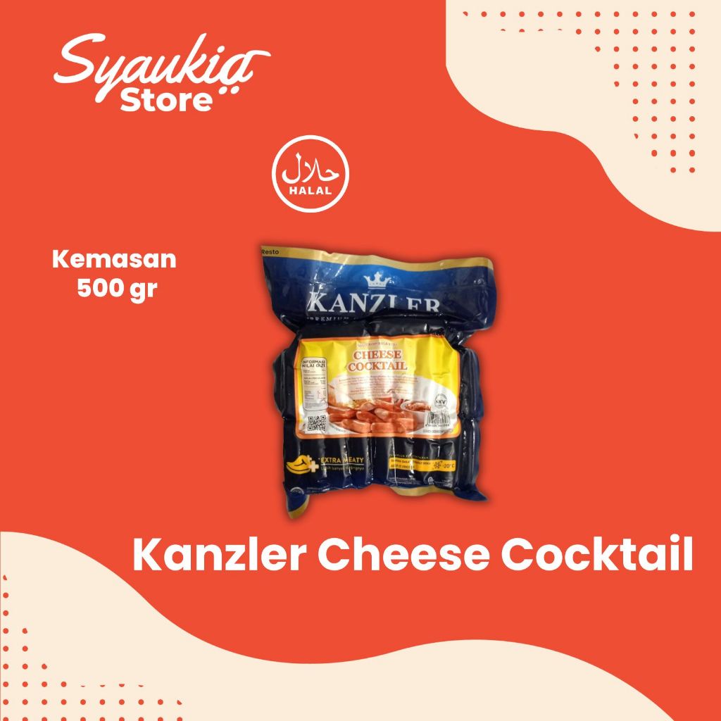 

Sosis Kanzler Cheese Cocktail Sosis Ayam Rasa Keju