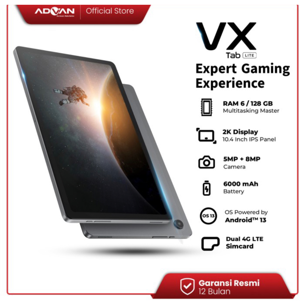 EVERCOSS TAB WIN 3/32GB U70B 4G LTE GARANSI