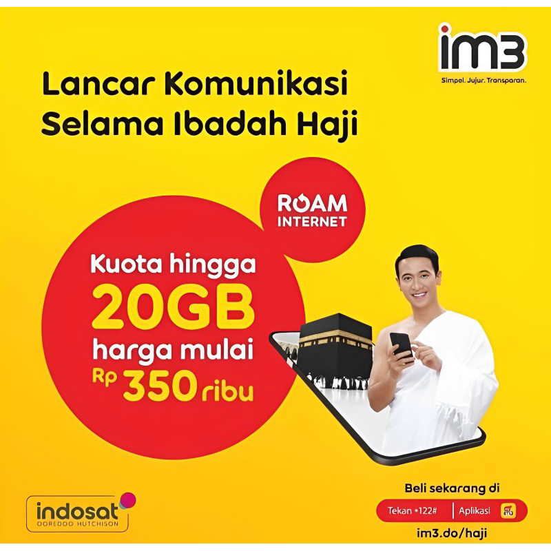 Paket Data Indosat Roaming haji