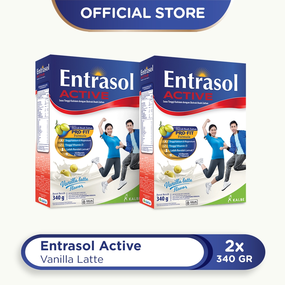 

Entrasol Twinpack Active Vanilla Latte 340g