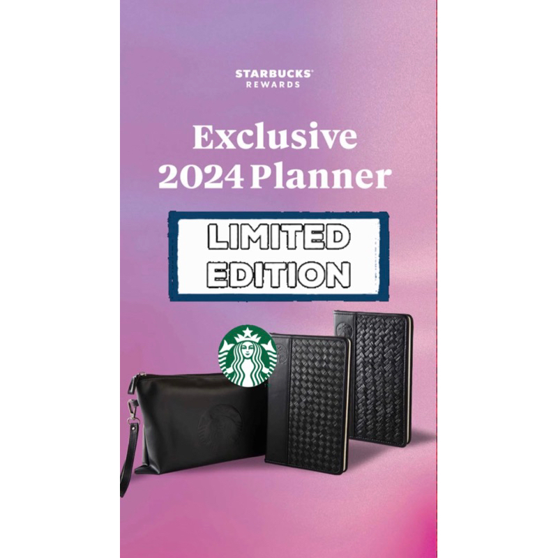 

STARBUCKS PLANNER 2024 limited edition murah original