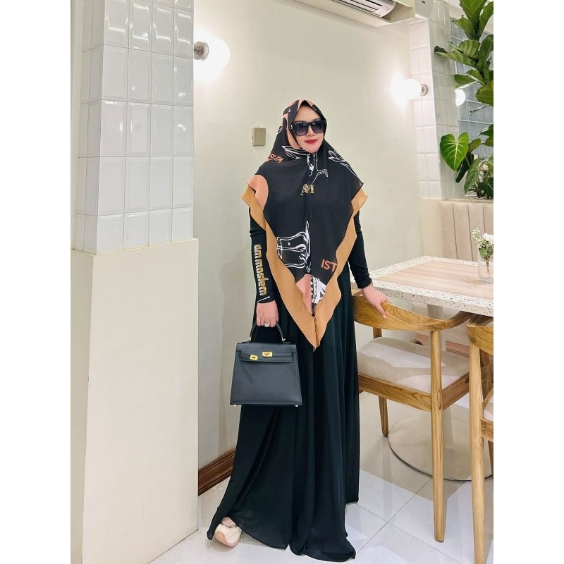 Hagia shopia Khimar printing by AM Moslem Fashion