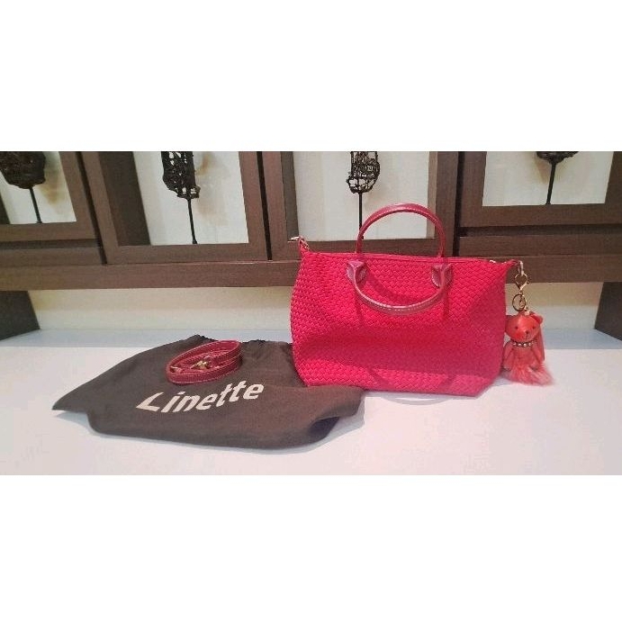 Tas Preloved Linette magenta