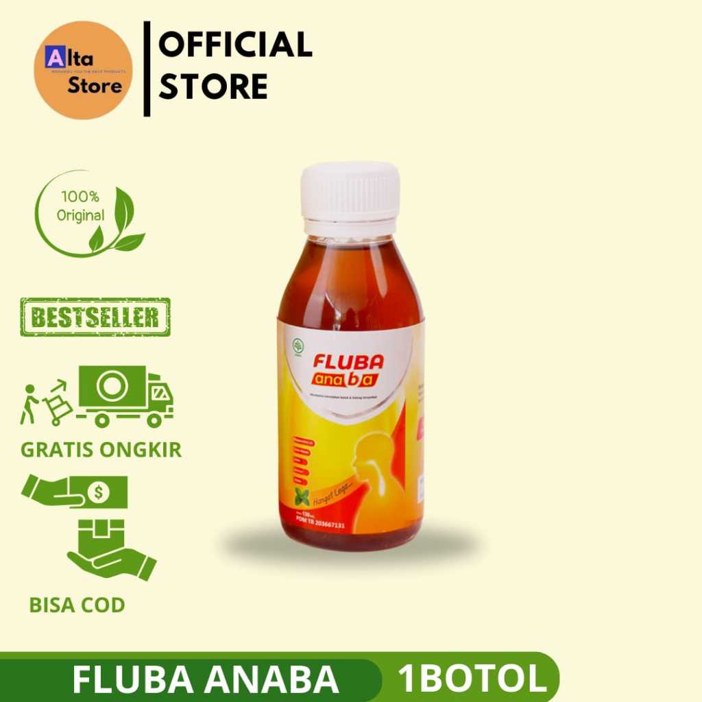 FLUBA ANABA Madu Herbal Batuk Pilek Anak