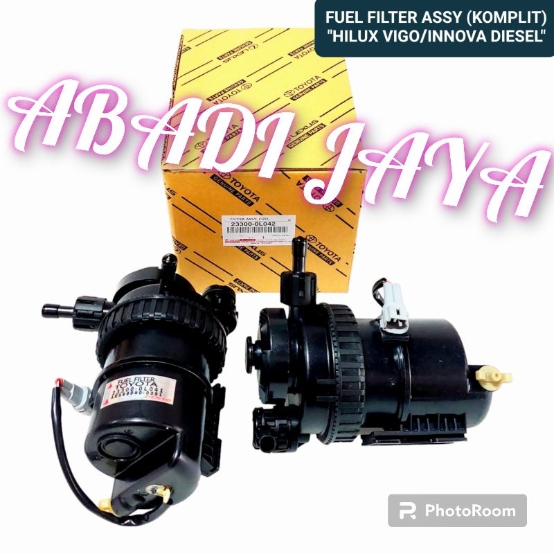 FUEL FILTER ASSY POMPA SOLAR KOMPLIT HILUX FORTUNER INNOVA DIESEL ORIGINAL