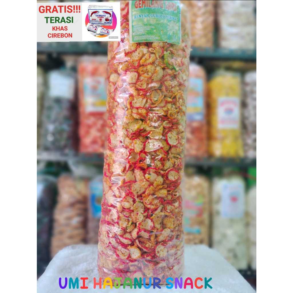 

(GRATIS TERASI) CEMILAN//250GRAM KERUPUK SEBLAK KENCUR//SNACK//HARGA GROSIR
