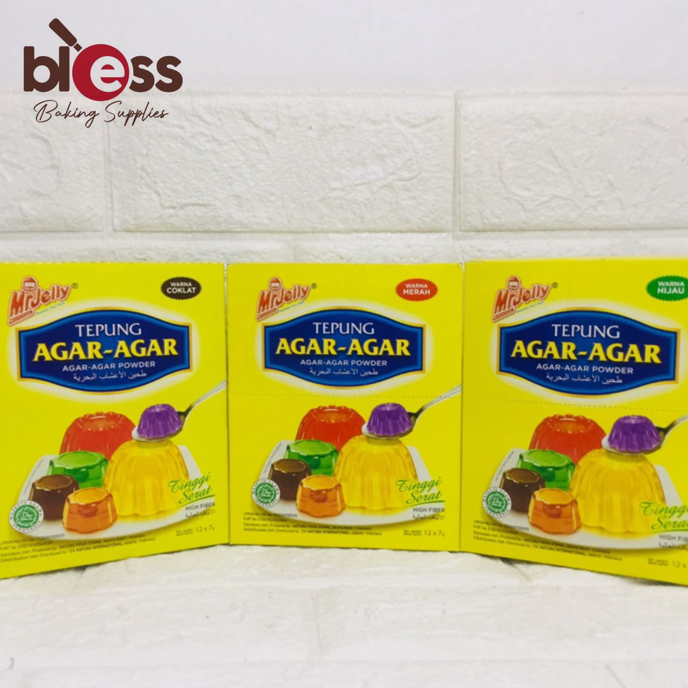 

HEMAT PROMO✅ Mr Jelly Agar - Agar 7 gram / Box (12PCS)