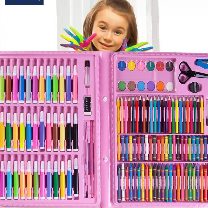 

Diskon crayon set mewarnai melukis pensil warna isi 150 pcs/ alat tulis anak