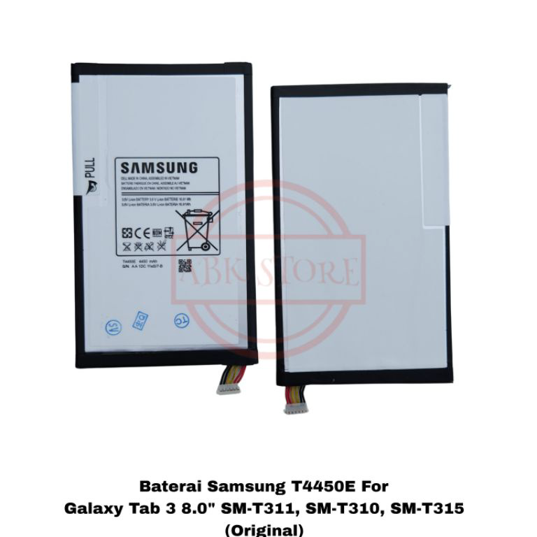 PROMO TERPOPULER BATRE BATERAI SAMSUNG GALAXY TAB 3 8.0 SM-T311 / SM-T310 / SM-T315 T4450E BATTERY O