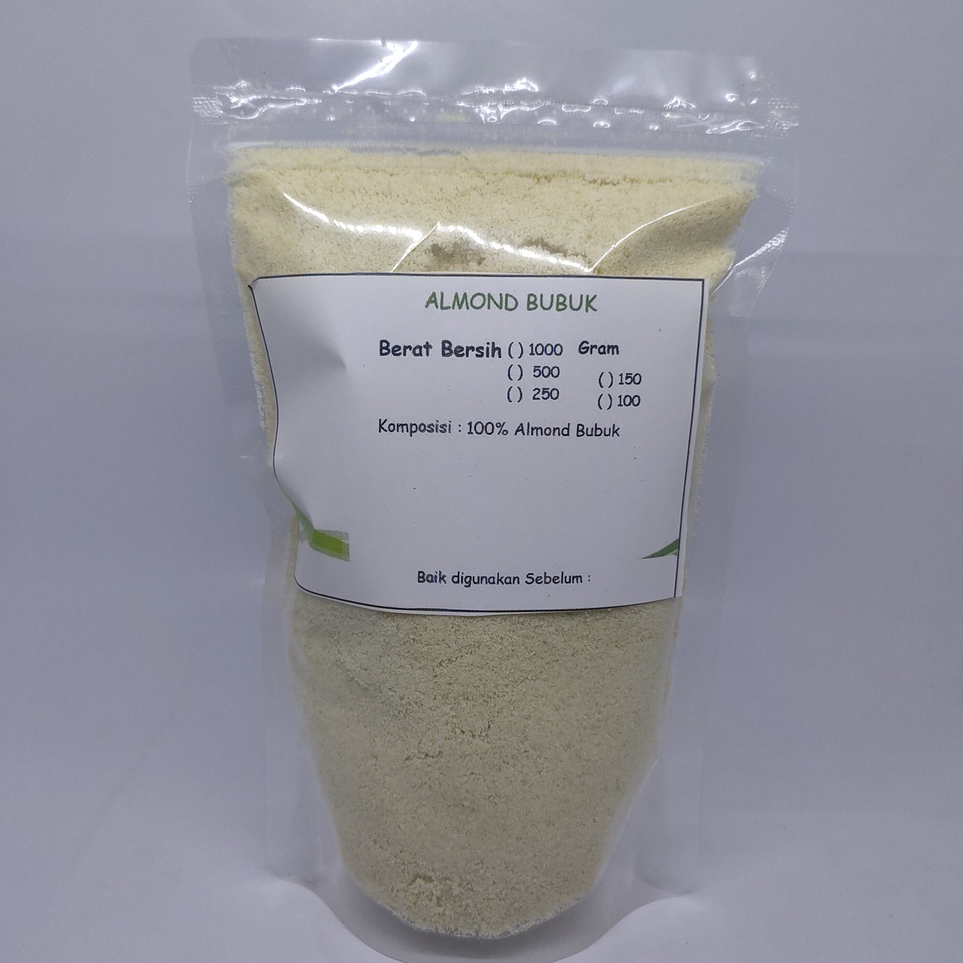 

Baru 250gr Almond Flour - Tepung Almond Bubuk - Keto - Murni 100% Tepung Almond Stok Banyak