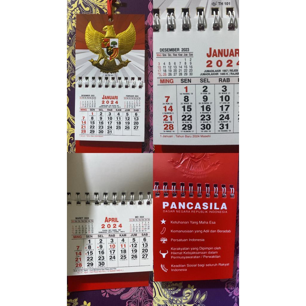 

NEW Kalender Kelinci 2024 Rabbit Calendar Bulanan Mini Gantung Imlek dan kabbah