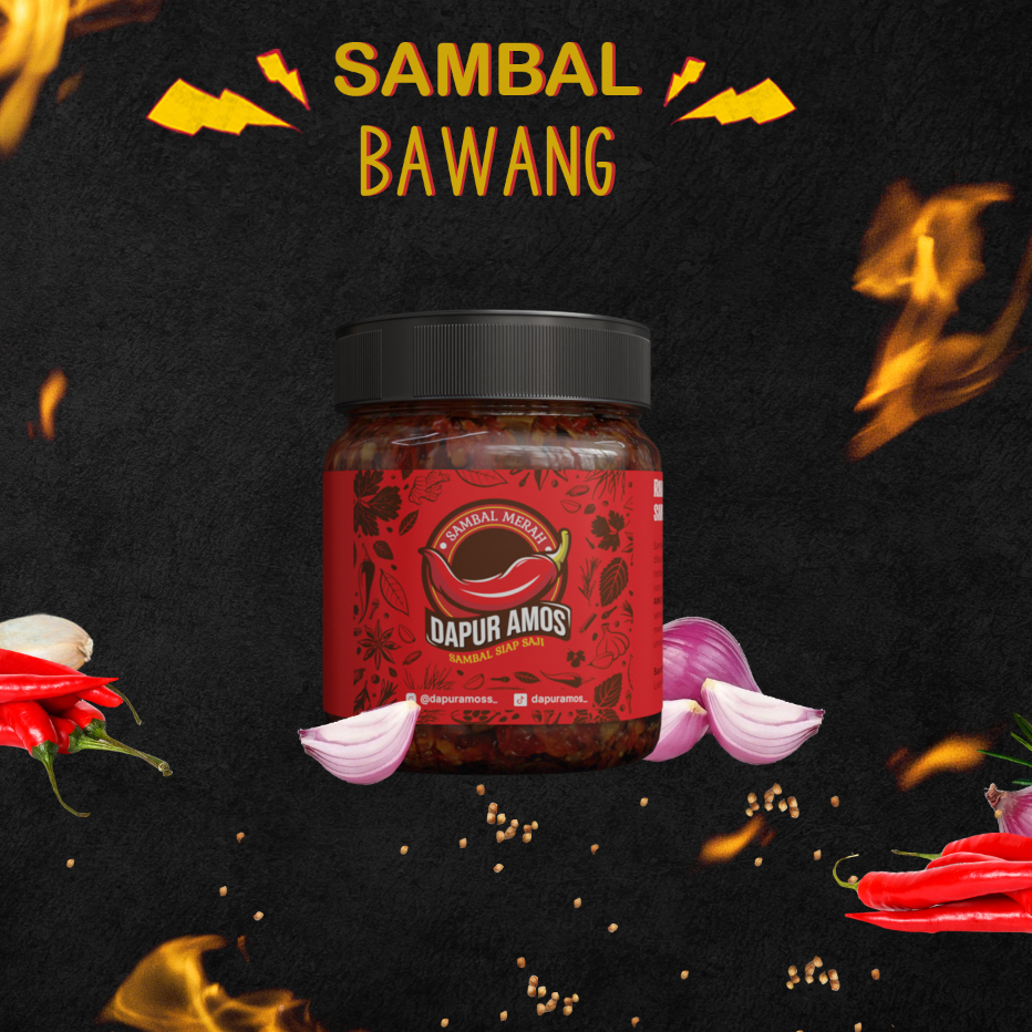 

☍☌✵❂ NEW !!! Dapur Amos Spesial sambal bawang Terlaris