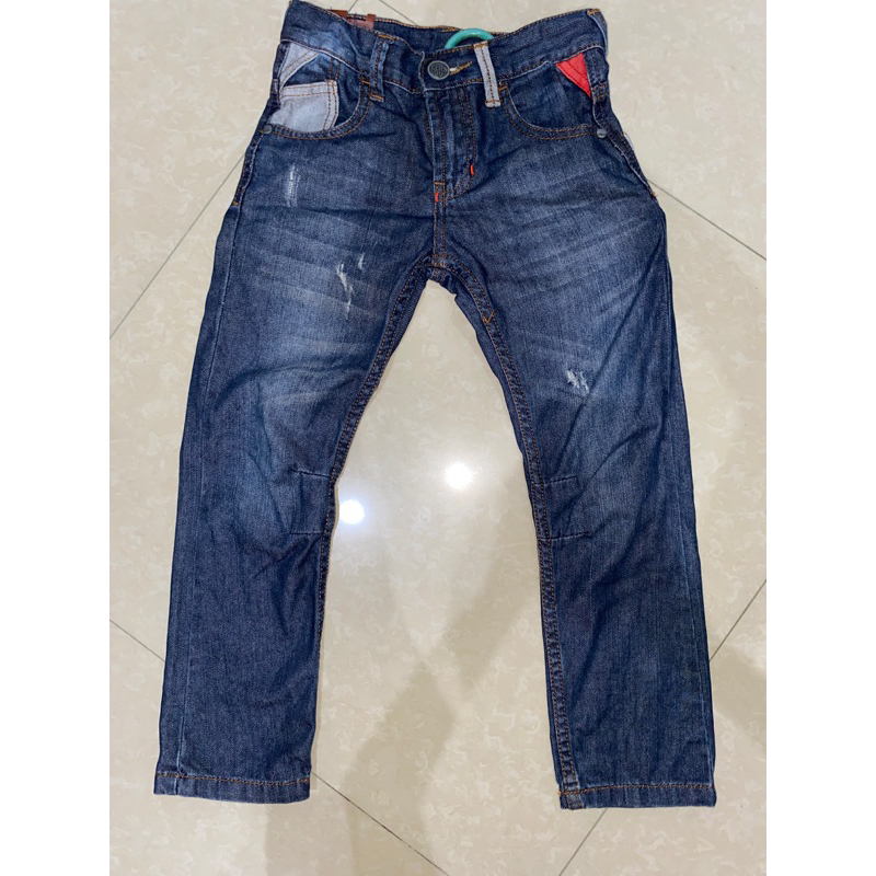 Celana Jeans Skinny Ripped Colours In Size 6 Kids Anak