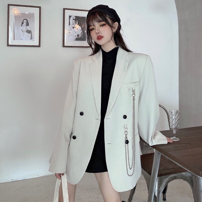 MENARIK BEYONCE BLAZER / BEI THE LABEL JAS OUTER JAS OVERSIZE KOREAN BLAZER KPOP JAS PREMIUM ATASAN 