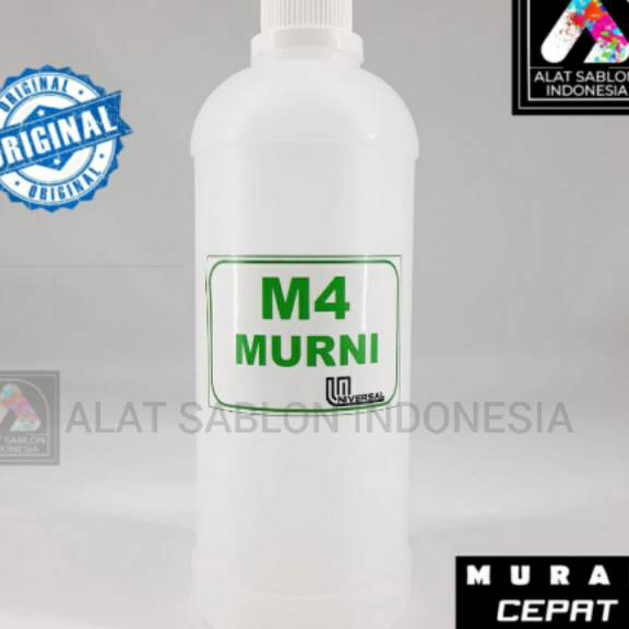 

➡✷ MINYAK M4 MURNI PENGENCER TINTA PLASTIK LAMBAT KERING SABLON 1LITER