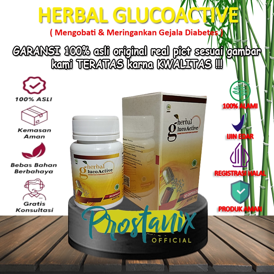 Glucoactive 100% Asli Herbal Original Obat Diabetes Resmi BPOM