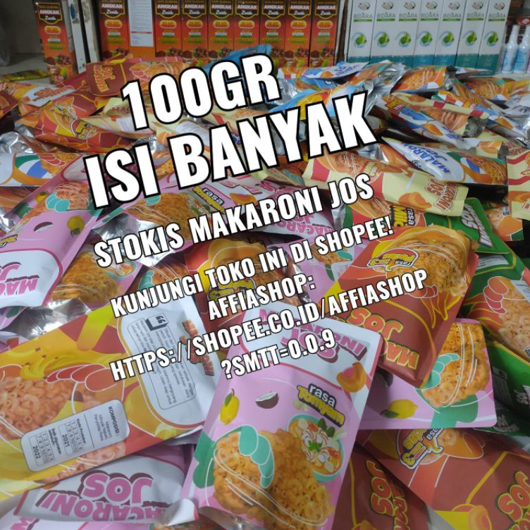 

Promo PROMO TERMURAH Makaroni jos cemilan premium Kirim Langsung