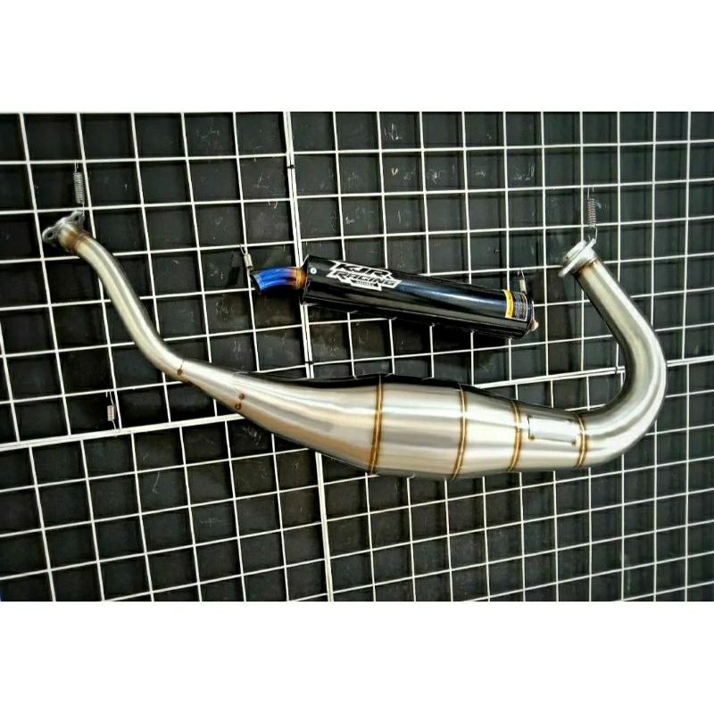 KNALPOT NINJA R/RR/SS MODEL PRESS MEDIUM COBRA KJR RACING INDONESIA