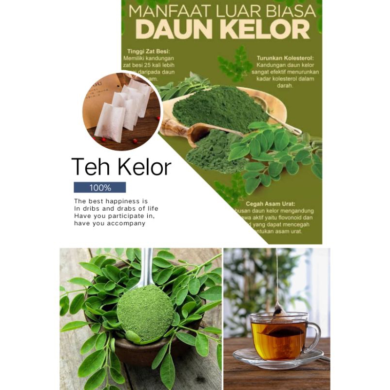 

Grosir Teh Daun Kelor 500PCS