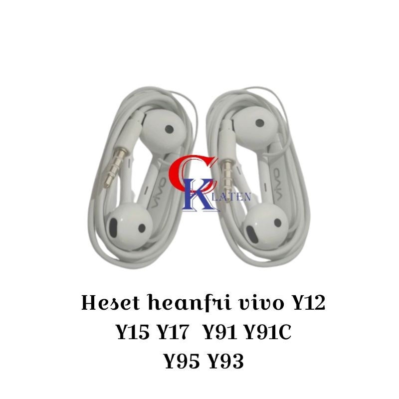 Heset heanfri vivo Y12 Y15 Y17  Y91 Y91C Y95 Y93 henset vivo original copotan new