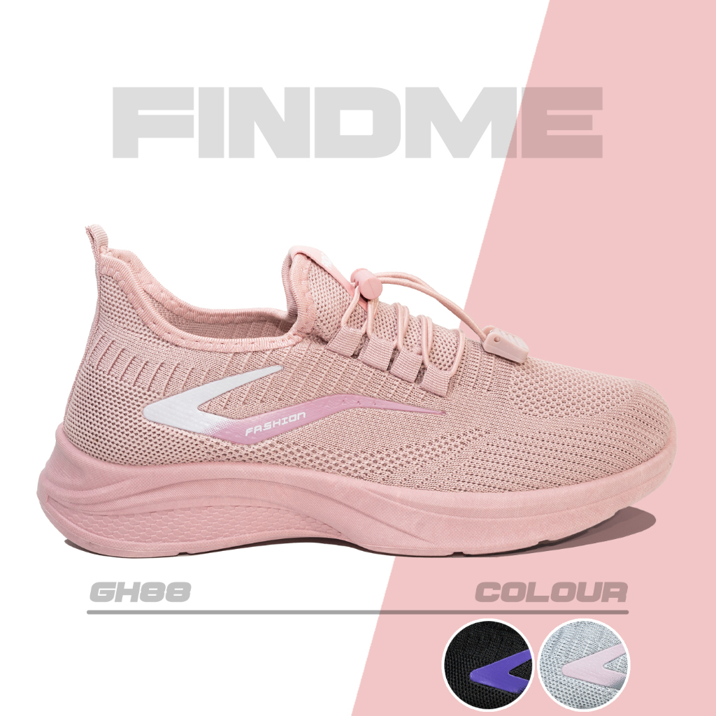 	 SEPATU SNEAKERS WANITA LARI JALAN NGEGYM AEROBICS BAGUS COMFY BAHAN FLYKNIT IMPORT GH88	