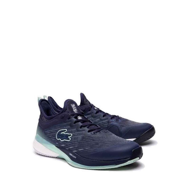 Lacoste AG-LT23 Lite Textile Sepatu Olahraga Tenis Pria Cowok Original Navy