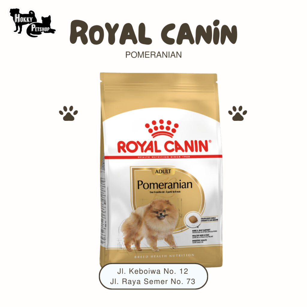 Royal Canin Adult Pomeranian 500 g / Royal Canin Pomeranian /RC Anjing