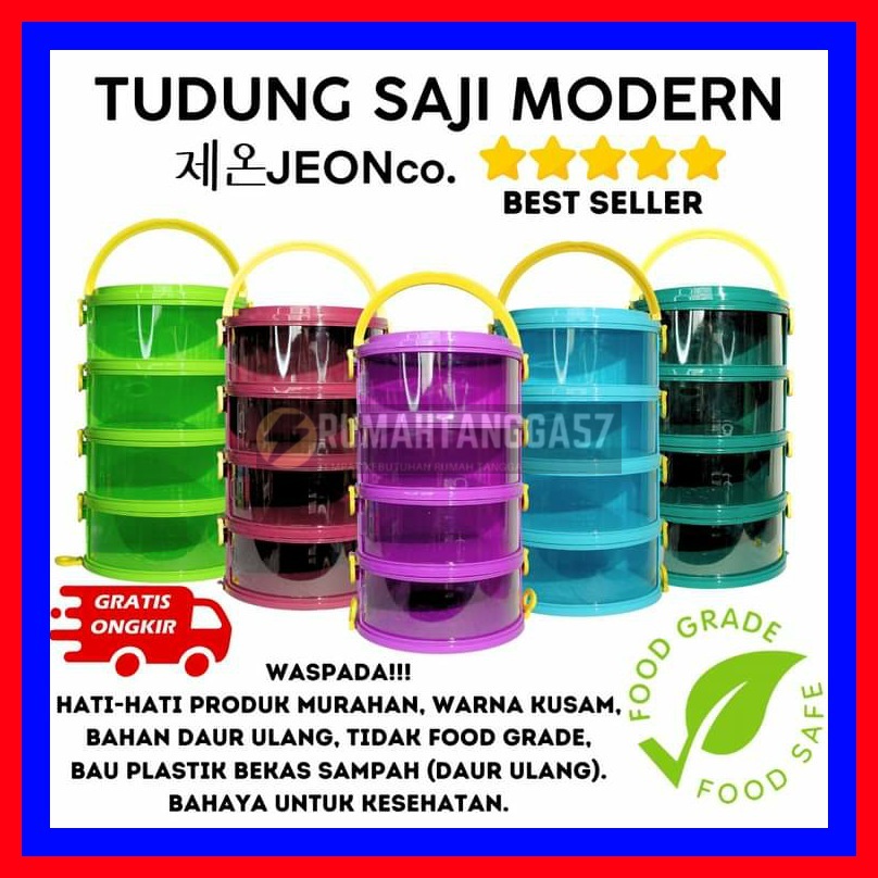 TUDUNG SAJI MODERN / TUDUNG SAJI JEON MODERN / TUDUNG SAJI 4 SUSUN MODERN / TUDUNG SAJI SUSUN 4 MODE