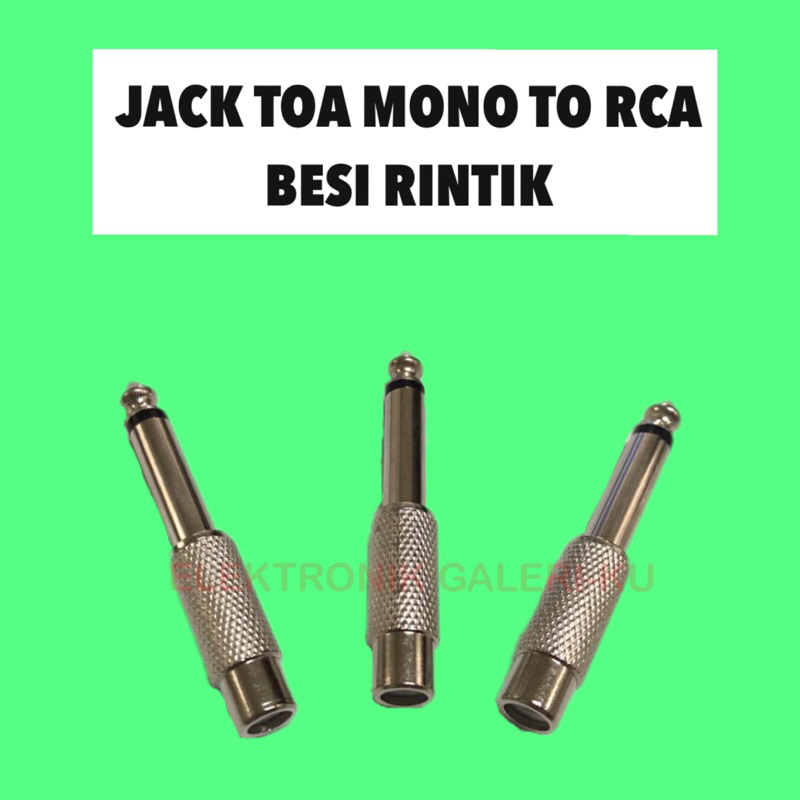 JACK TOA MONO TO RCA BESI RINTIK