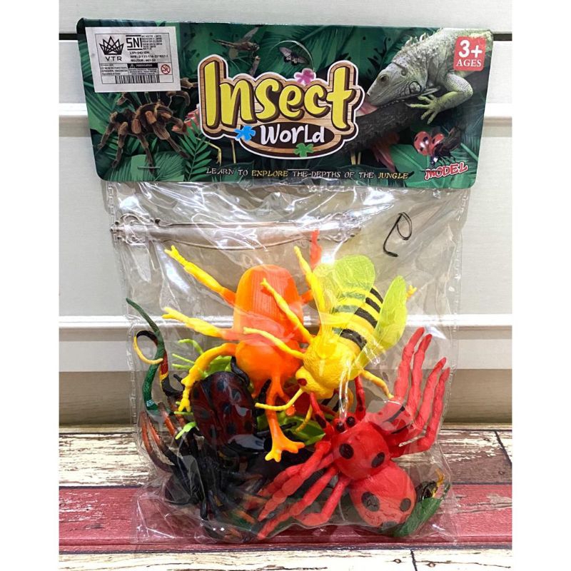 Mainan Miniatur Hewan / Binatang INSECT WORLD