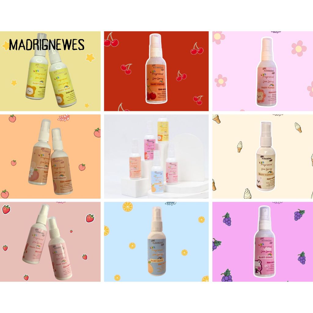 Alnaatur Deodorant Spray Natural Deodorant Tawas Alami Deo Atasi Bau Ketiak Bau Badan Untuk Anak - D