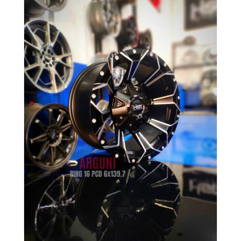 VELG MOBIL OFFROAD RING 16 LOBANG BAUT 6×139,7 UNTUK PAJERO, FORTUNER DLL