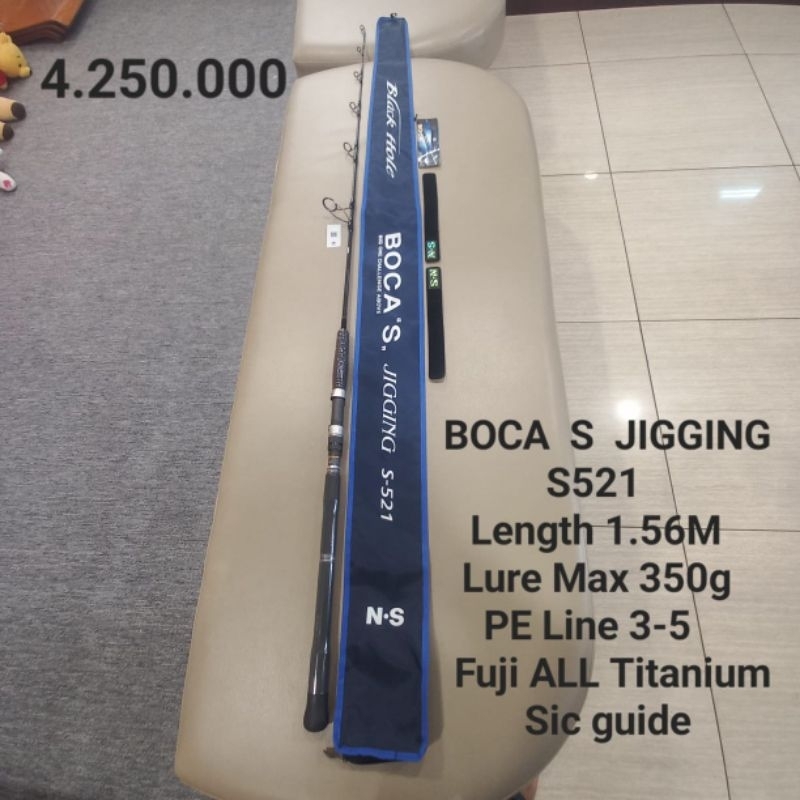 Rod Black Hole Boca S Jigging S521 PE 3-5 New