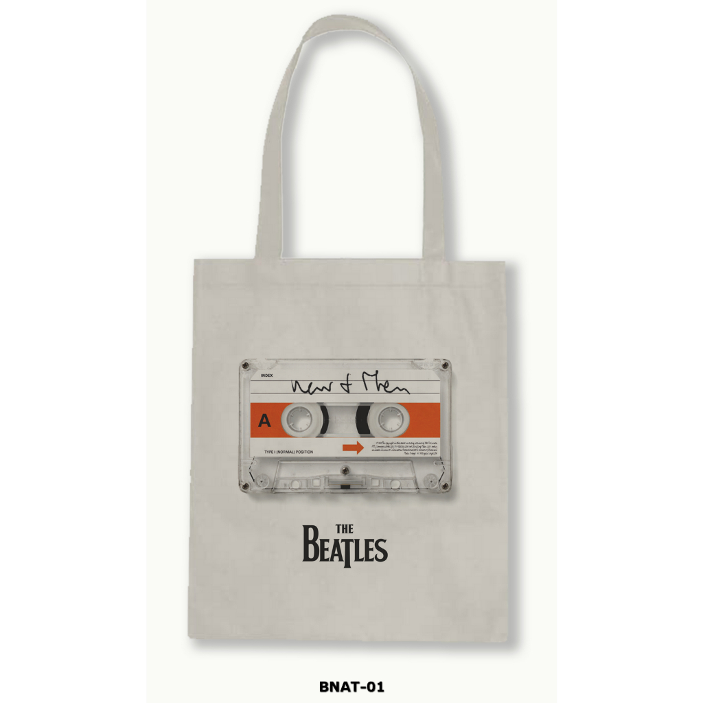 TOTE BAG RESLETING - THE BEATLES NOW AND THEN