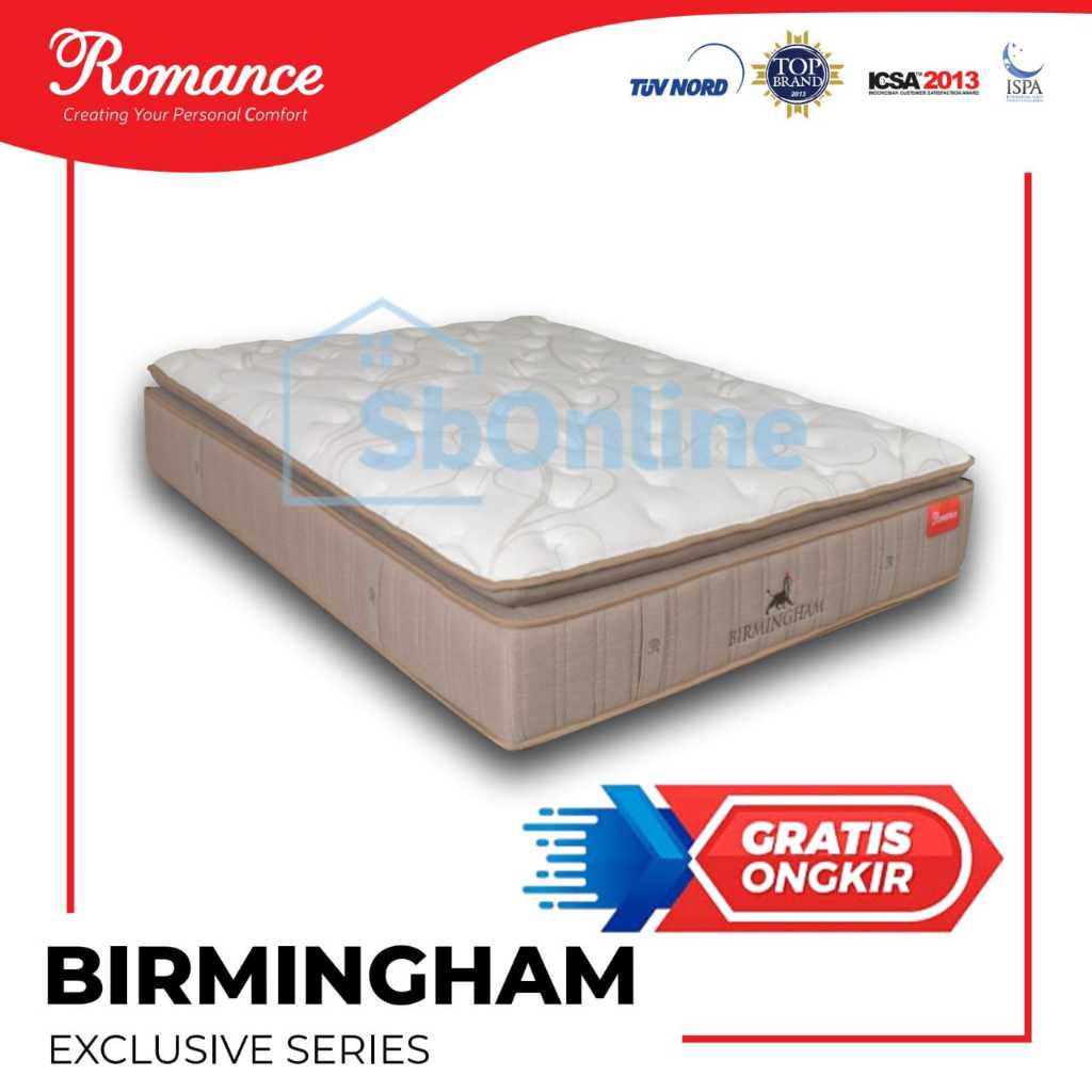 ROMANCE SPRINGBED BIRMINGHAM (KASUR SAJA)