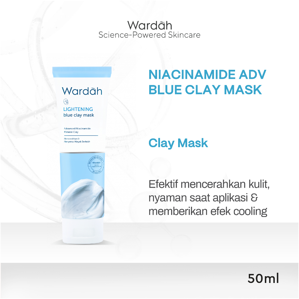 Wardah Lightening Blue Clay Mask
