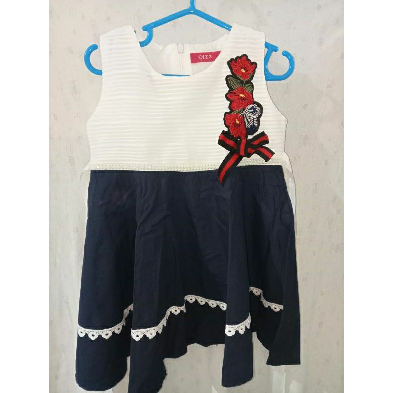 Preloved Dress Anak Q123 Sz 2-3 Thn