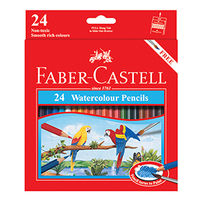 

PENSIL WARNA FABER CASTELL 24 WARNA WATERCOLOUR