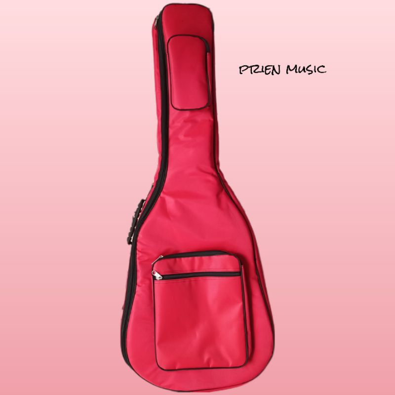 Gigbag/softcase/tas gitar akustik jumbo busa tebal anti air
