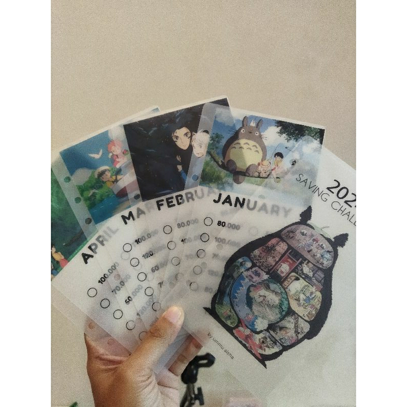 

Ghibli Saving Challenge Monthly